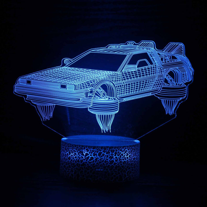 Sports car series 3d night light LED stereo light illusion lamp USB bedside table lamp modeling lamp dimming | Kalsten