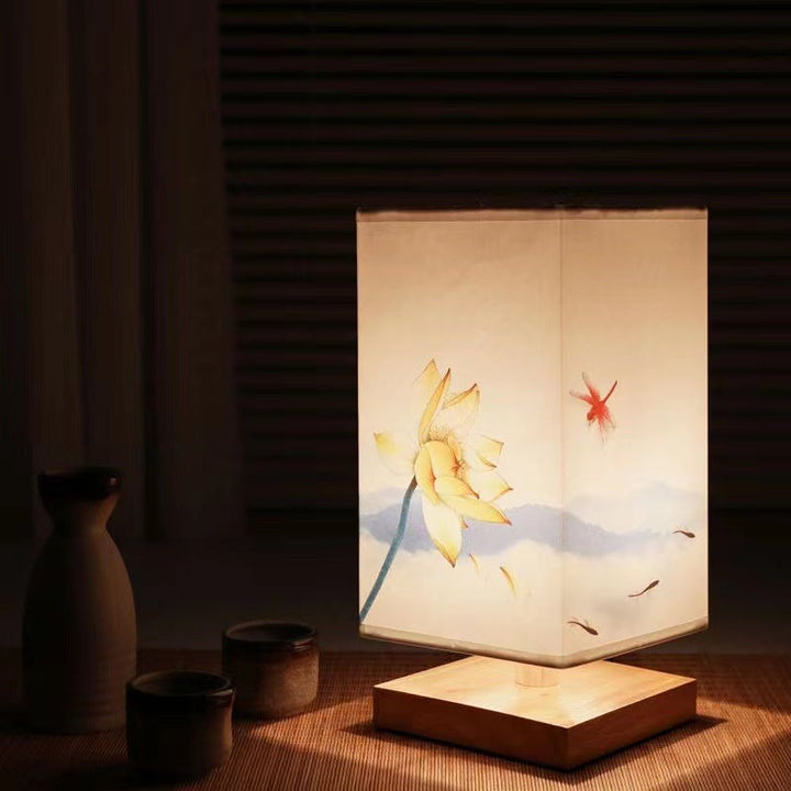 Chinese Style Retro Creative Nightlight Bedroom Warm Bedside Internet-popular New Chinese Style Wood Decorative Table Lamp | Kalsten