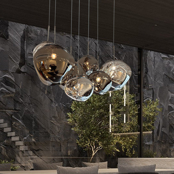 Post-modern lava chandelier creative clothing store bar table lamp villa duplex building living room dining room stairwell chandelier | Kalsten