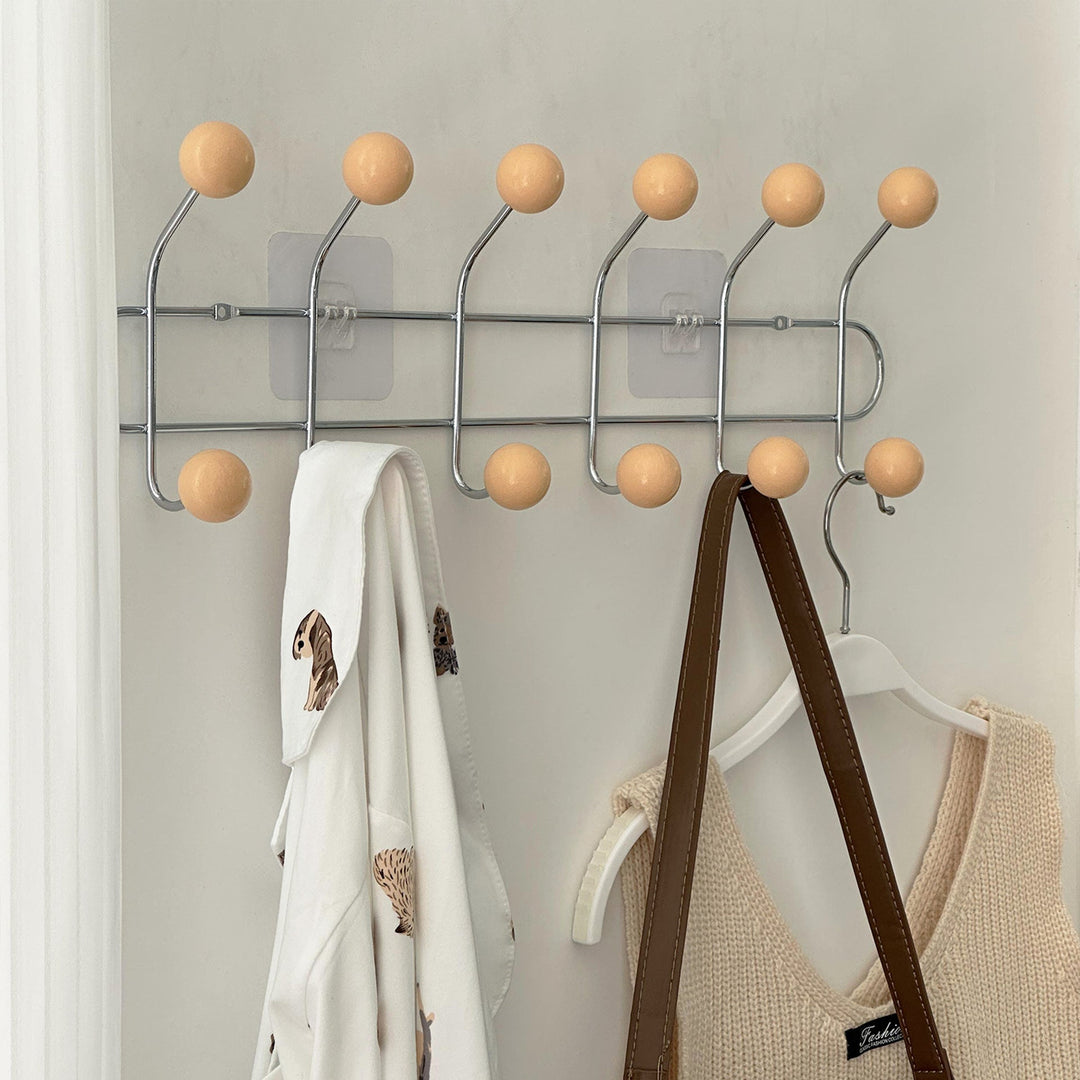 Wall Traceless Hook Traceless Nail Iron Decorative Storage Coat Hook Fitting Room