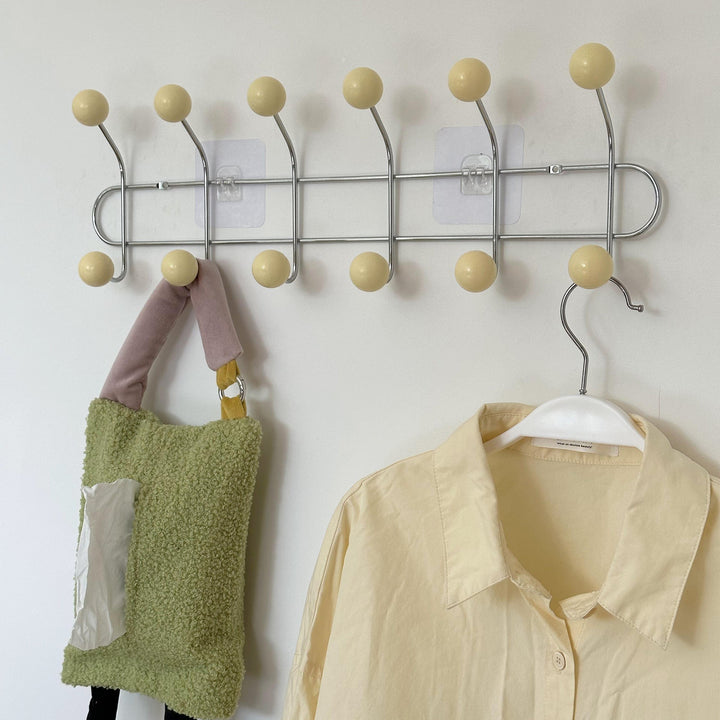 Wall Traceless Hook Traceless Nail Iron Decorative Storage Coat Hook Fitting Room