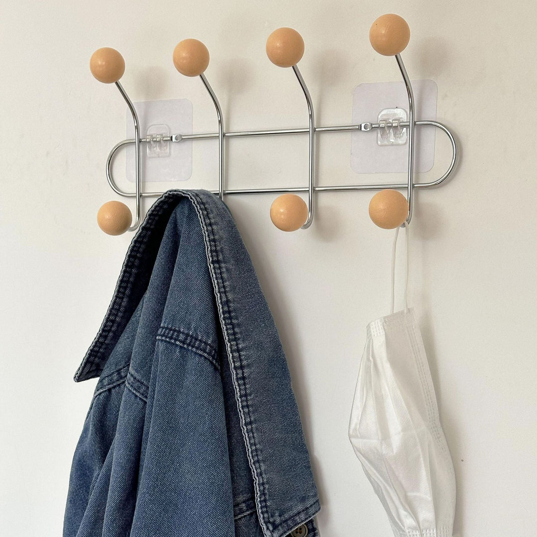 Wall Traceless Hook Traceless Nail Iron Decorative Storage Coat Hook Fitting Room