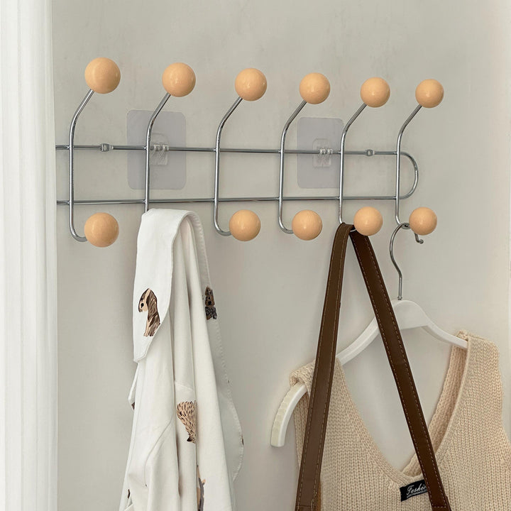 Wall Traceless Hook Traceless Nail Iron Decorative Storage Coat Hook Fitting Room