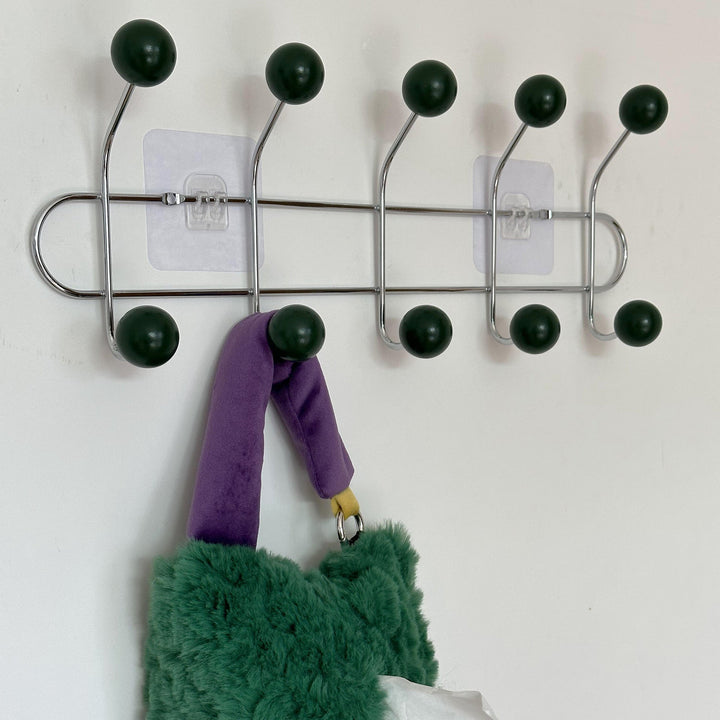 Wall Traceless Hook Traceless Nail Iron Decorative Storage Coat Hook Fitting Room