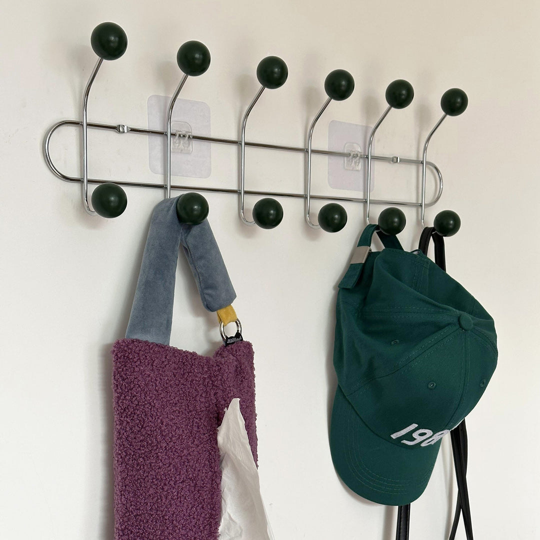 Wall Traceless Hook Traceless Nail Iron Decorative Storage Coat Hook Fitting Room
