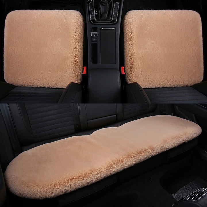 Kalsten 丨 Thickened Winter Short Rabbit Plush Car Seat Cushion without Backrest