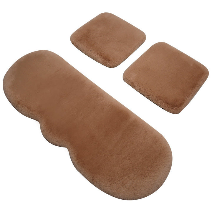 Kalsten 丨 Thickened Winter Short Rabbit Plush Car Seat Cushion without Backrest
