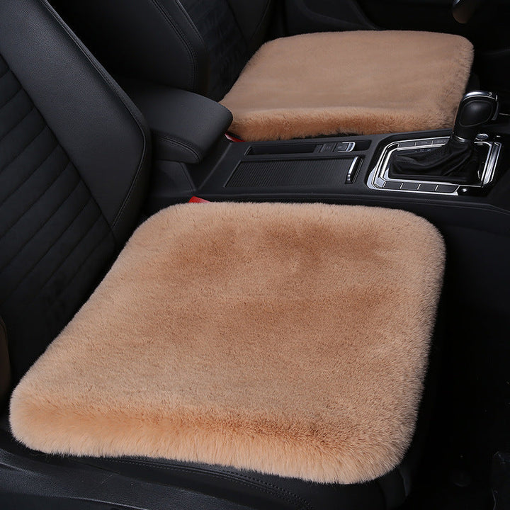 Kalsten 丨 Thickened Winter Short Rabbit Plush Car Seat Cushion without Backrest