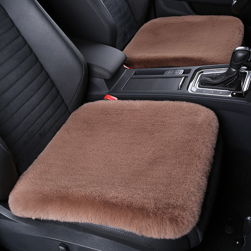 Kalsten 丨 Thickened Winter Short Rabbit Plush Car Seat Cushion without Backrest