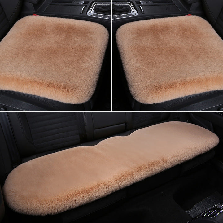 Kalsten 丨 Thickened Winter Short Rabbit Plush Car Seat Cushion without Backrest