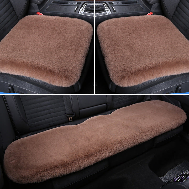 Kalsten 丨 Thickened Winter Short Rabbit Plush Car Seat Cushion without Backrest