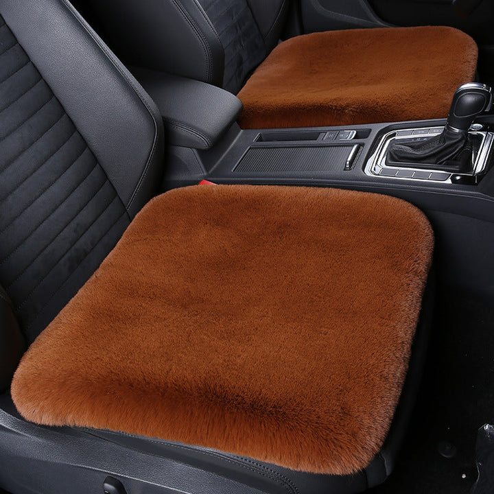 Kalsten 丨 Thickened Winter Short Rabbit Plush Car Seat Cushion without Backrest