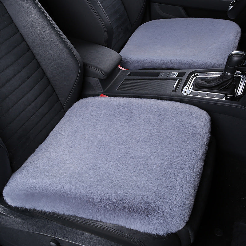 Kalsten 丨 Thickened Winter Short Rabbit Plush Car Seat Cushion without Backrest