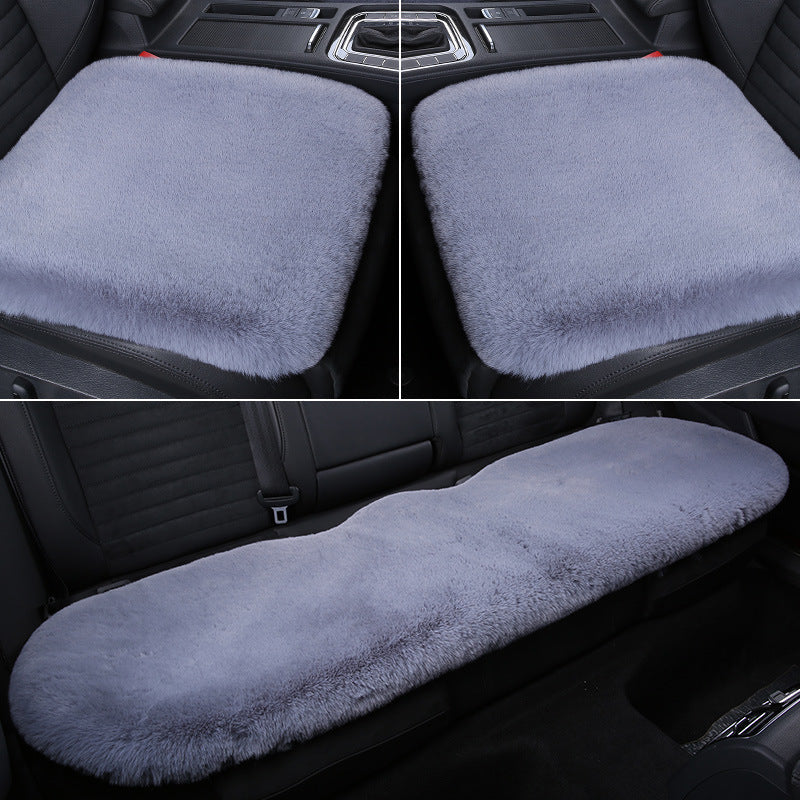 Kalsten 丨 Thickened Winter Short Rabbit Plush Car Seat Cushion without Backrest