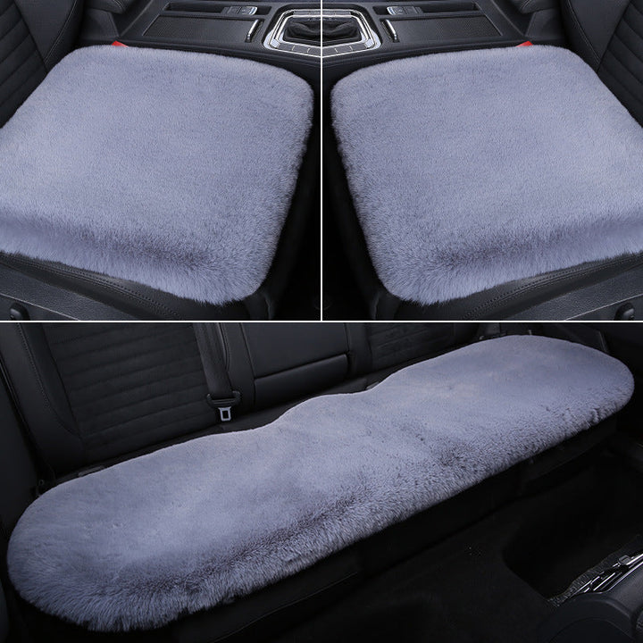 Kalsten 丨 Thickened Winter Short Rabbit Plush Car Seat Cushion without Backrest