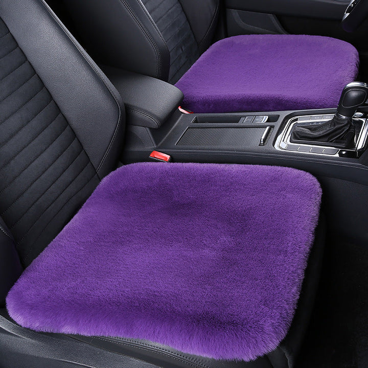 Kalsten 丨 Thickened Winter Short Rabbit Plush Car Seat Cushion without Backrest