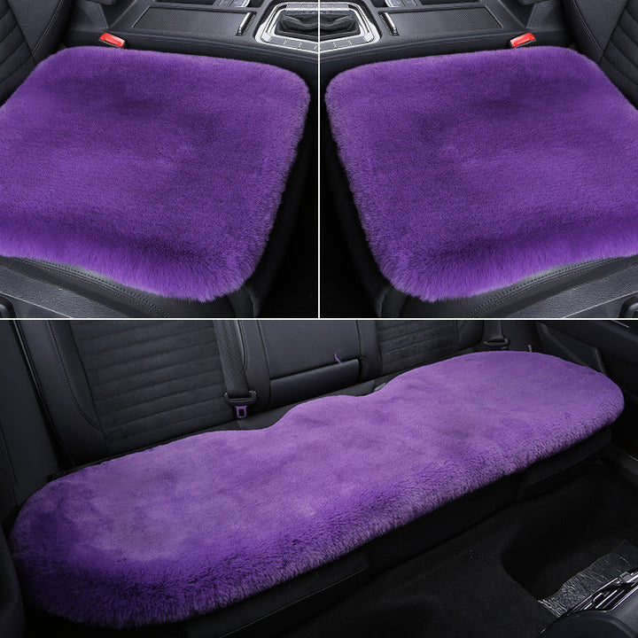 Kalsten 丨 Thickened Winter Short Rabbit Plush Car Seat Cushion without Backrest
