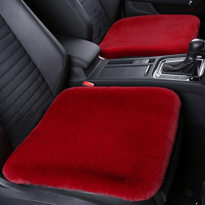 Kalsten 丨 Thickened Winter Short Rabbit Plush Car Seat Cushion without Backrest