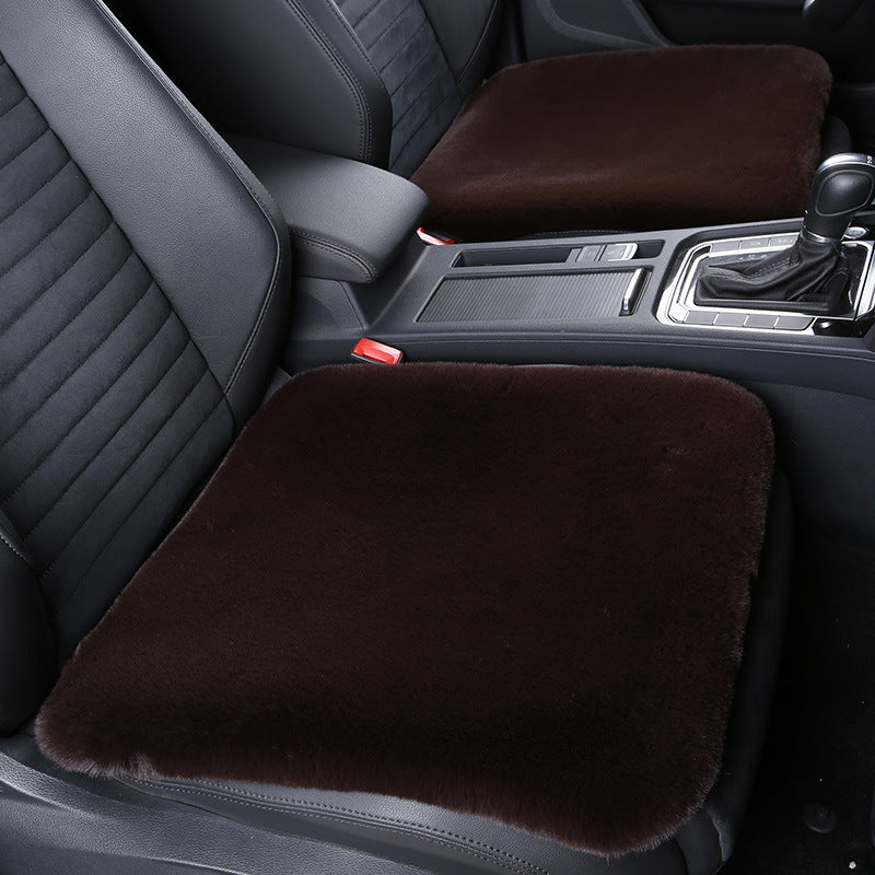 Kalsten 丨 Thickened Winter Short Rabbit Plush Car Seat Cushion without Backrest