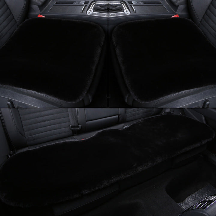 Kalsten 丨 Thickened Winter Short Rabbit Plush Car Seat Cushion without Backrest