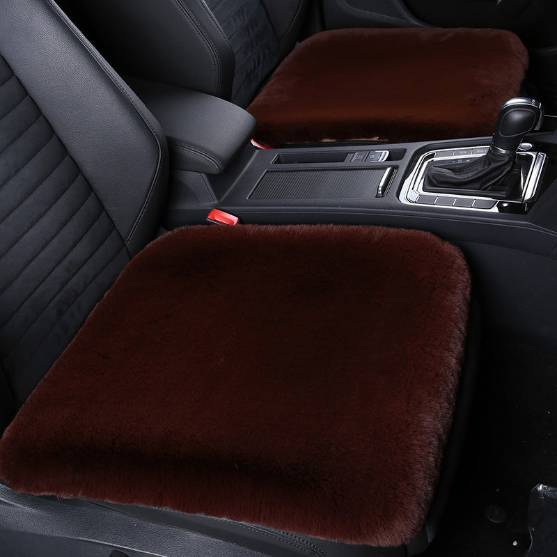 Kalsten 丨 Thickened Winter Short Rabbit Plush Car Seat Cushion without Backrest
