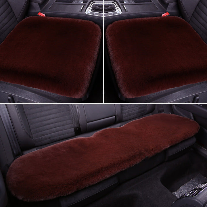 Kalsten 丨 Thickened Winter Short Rabbit Plush Car Seat Cushion without Backrest