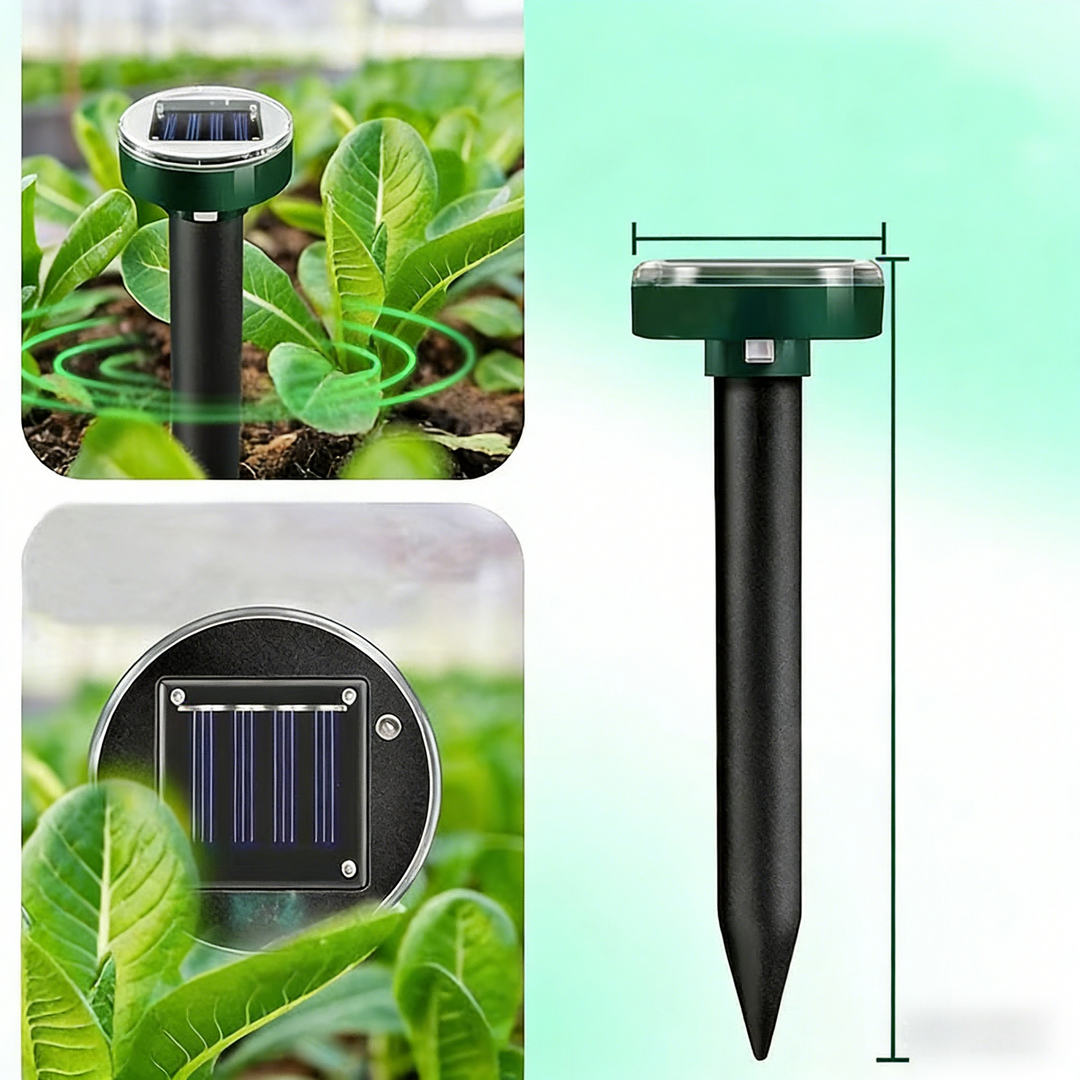 Kalsten | Solar Ultrasonic Rodent Repellent | Outdoor Waterproof Electronic Rat Repeller