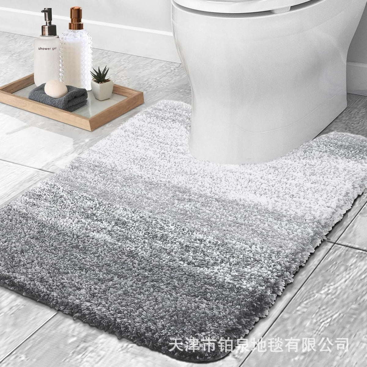 BowLift 丨 Imitation Cashmere Bathroom Mat Water Absorbent Non-slip