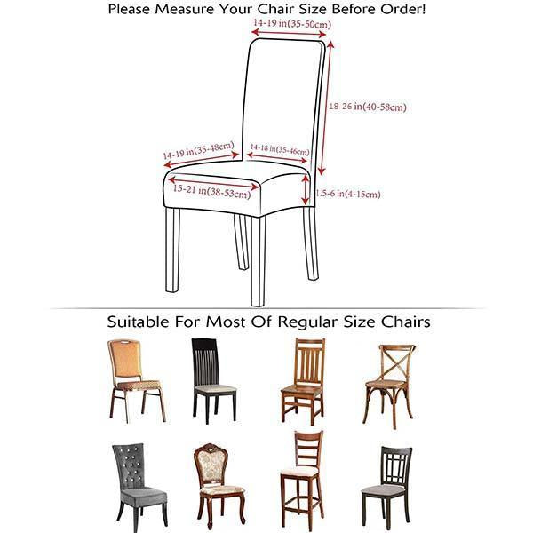 Waterproof Stretch Chair Cover for Dining Chairs