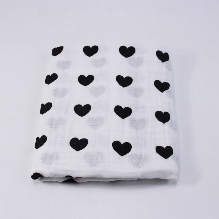 Cute Patterned Muslin Swaddle Blanket kalsten