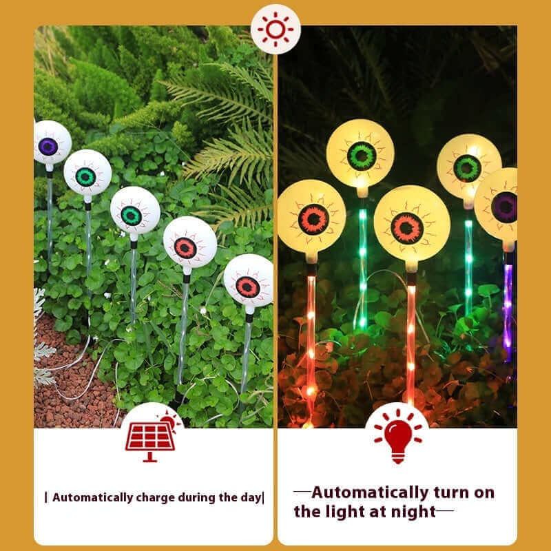 LED Solar Halloween Eyeball Ground Courtyard Decorative Lamp | Kalsten