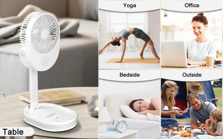 MULTI-FUNCTION FOLDING FAN WITH LIGHT | Kalsten