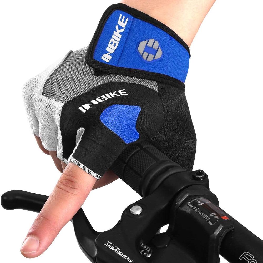 Skanto | 3D Gel Padded Cycling Gloves – Shock-Absorbing Breathable Cycling Gloves for Men & Women