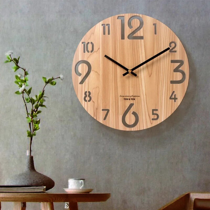 Kalsten | 3D Wall Clock Made of Wood
