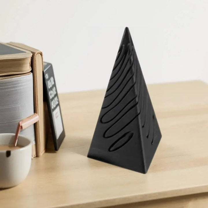 Kalsten | 3D printed spiral cone pyramid toy – Unique visual magic desk sculpture