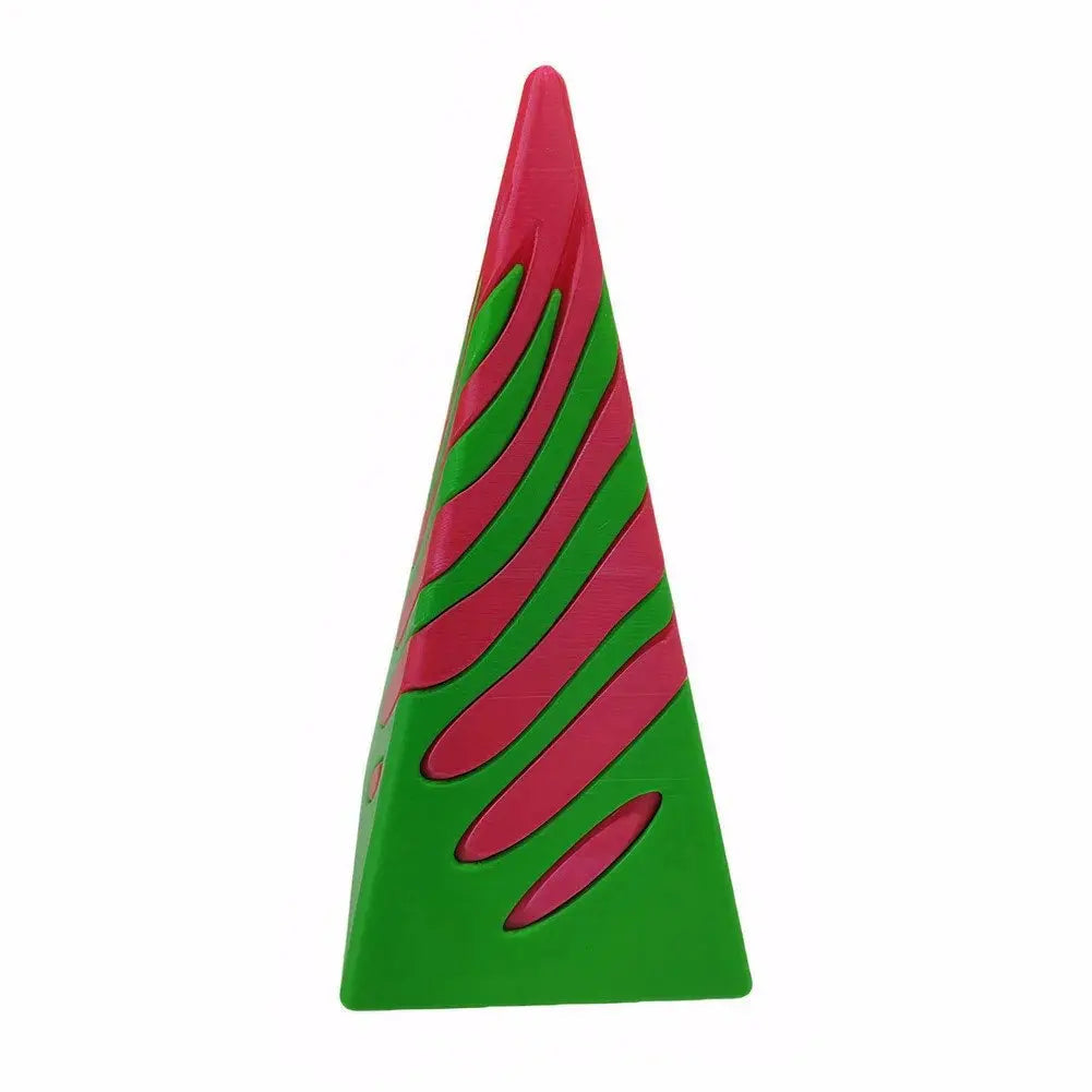 Kalsten | 3D printed spiral cone pyramid toy – Unique visual magic desk sculpture