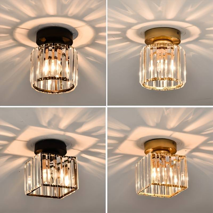 Modern Crystal Ceiling Lamp - CrystalGlow | Kalsten