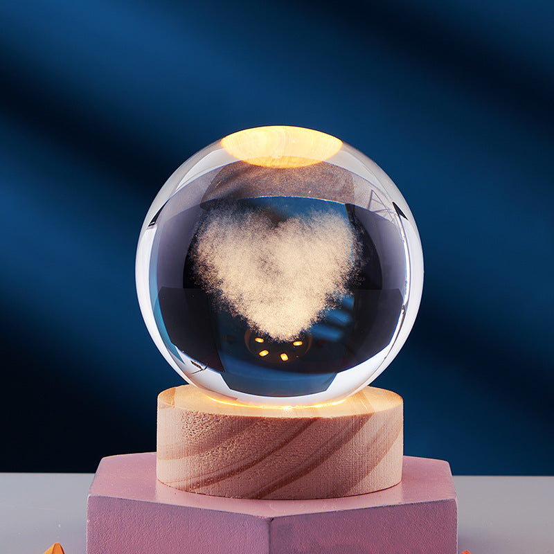 3D Glow Crystal Lamp | Innovative LED Table Lamp | Kalsten