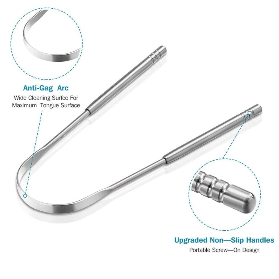 3Pcs Stainless Steel Tongue Cleaners | Kalsten