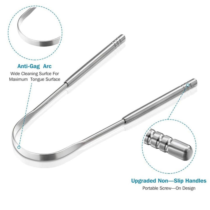 3Pcs Stainless Steel Tongue Cleaners | Kalsten