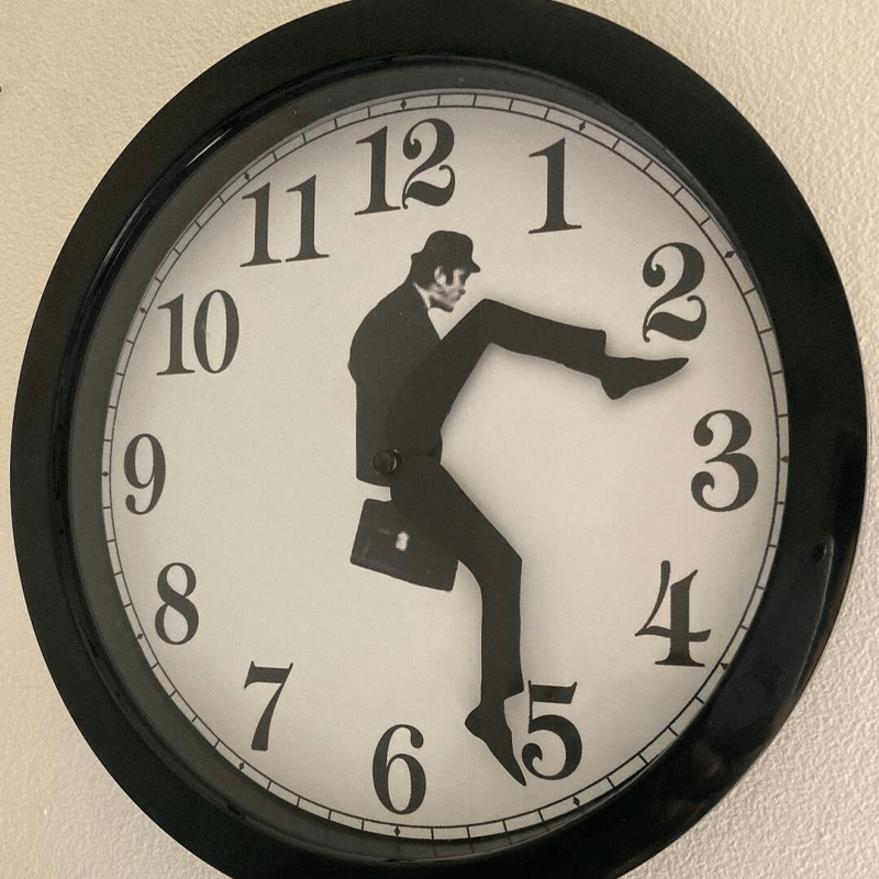 Ministry of Silly Walks Clock | Kalsten