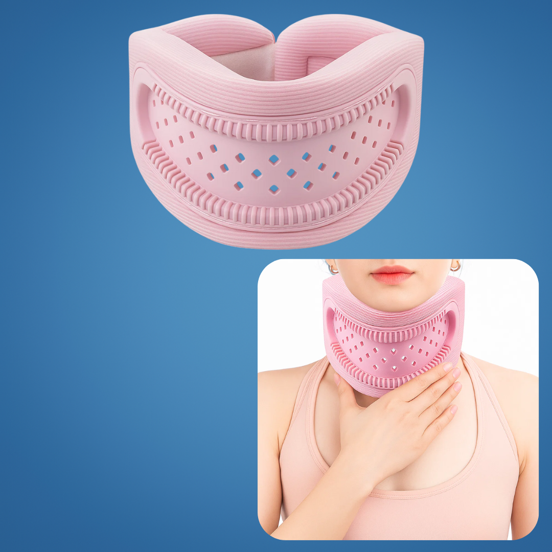 Lightweight Neck Support Brace – Foam Cushioning Breathable Design – Pain Relief for Office & Sleep Kalsten