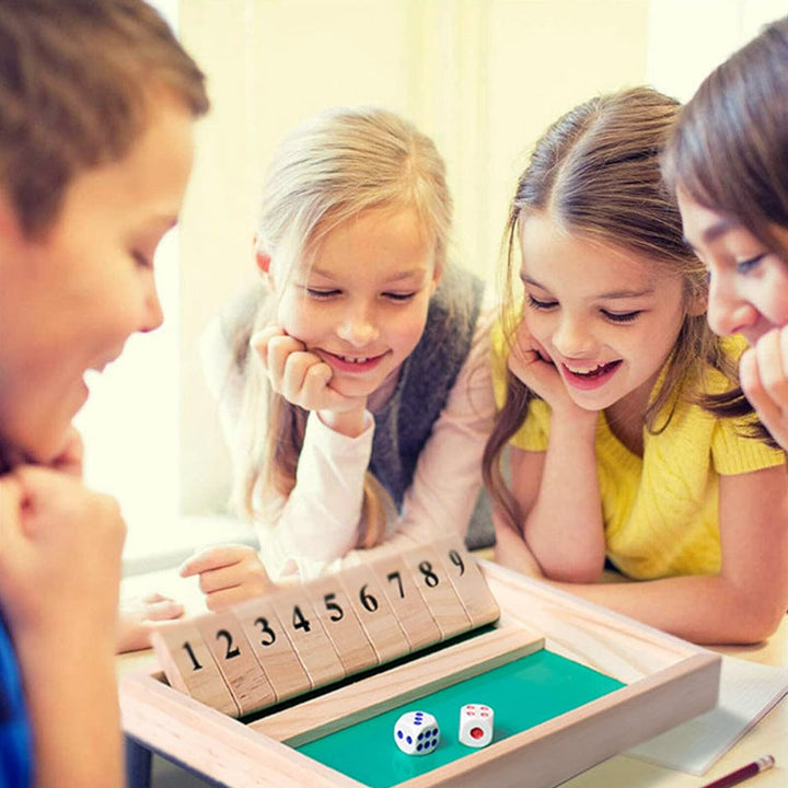 Shut The Box Game - Fun Table Math Game for Adults and Kids | Kalsten