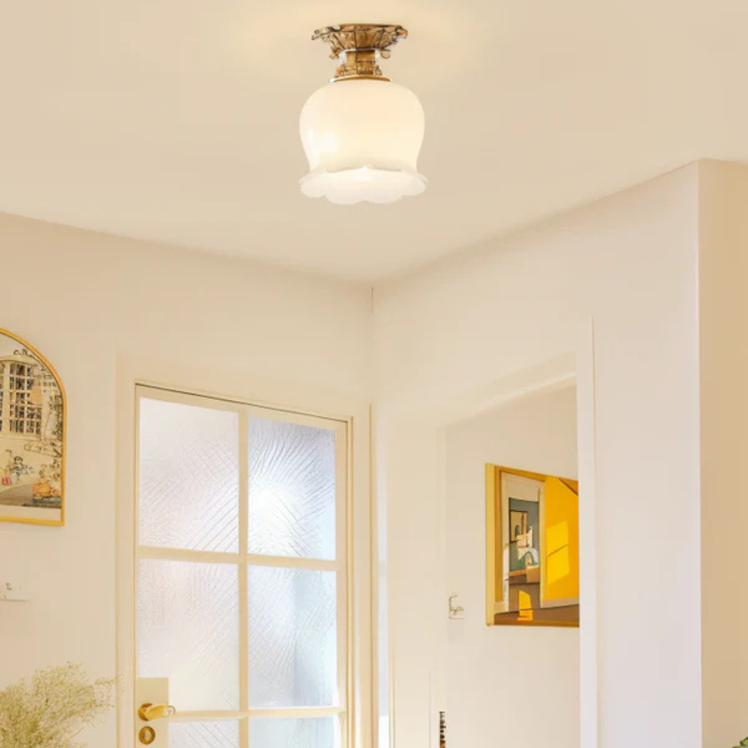 Kalsten | Vintage Ceiling Lamp In Flower Shape