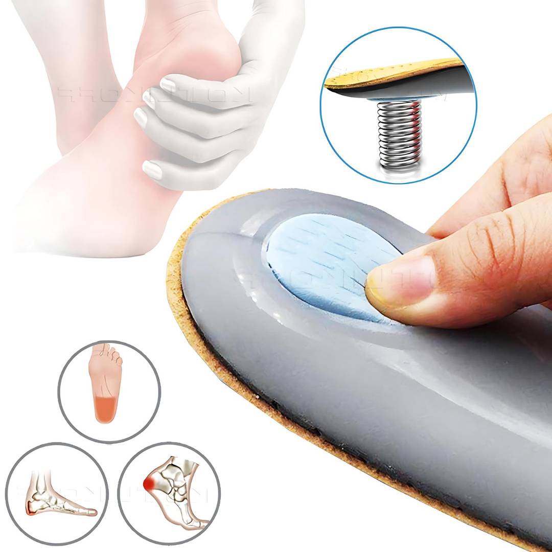 LeatherGuard Orthopedic Leather Shoe Insole | Shock Absorption - Arch Support - Comfortable Insole - Foot Pain Relief - Moisture Wicking Kalsten