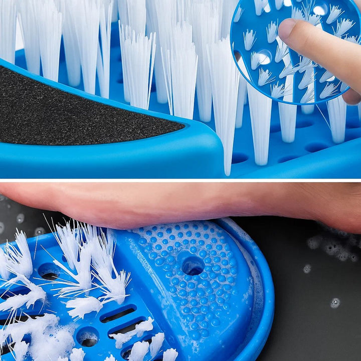 No-Bend Deep Clean Foot Massage – Suction-Cup Anti-Slip Design – Relieves Aches & Softens Skin Kalsten
