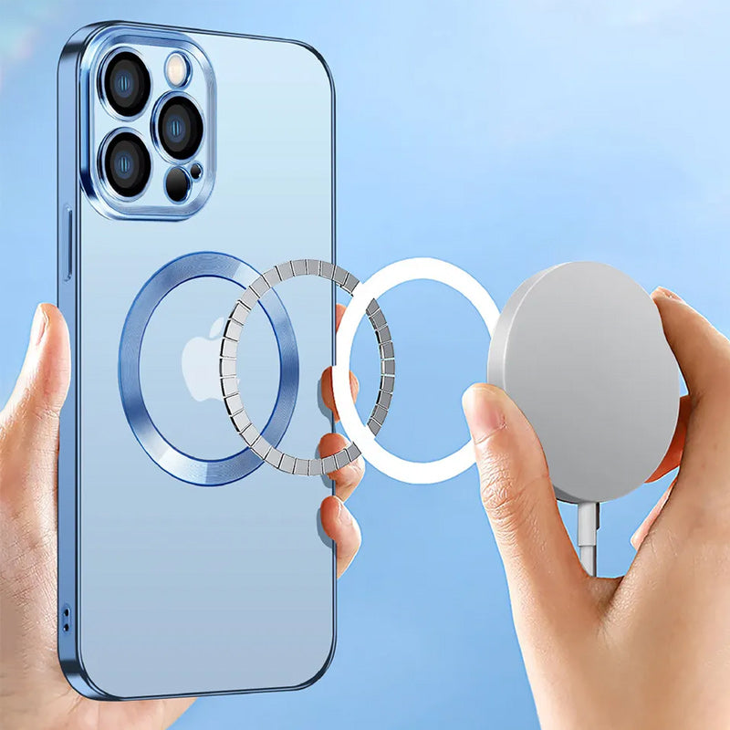 Kalsten | Electroplating Wireless Magnetic Charging All-Inclusive Lens Case for iPhone