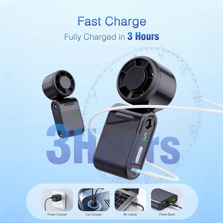Foldable Handheld Turbo Mini Portable Fan | Kalsten
