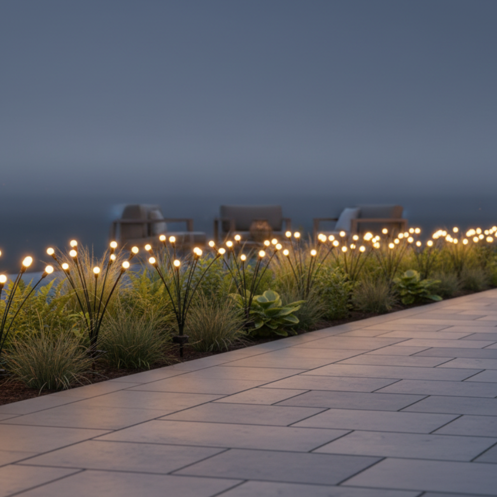 Solar Firefly Garden Lights, 120 Lumens
