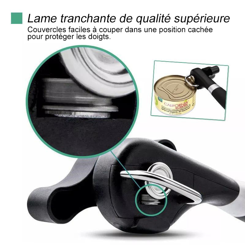 Safe-Cut Stainless Steel Can Opener | Kalsten